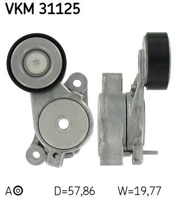 Rolo tensor da correia trapezoidal estriada SKF ref. VKM 31125